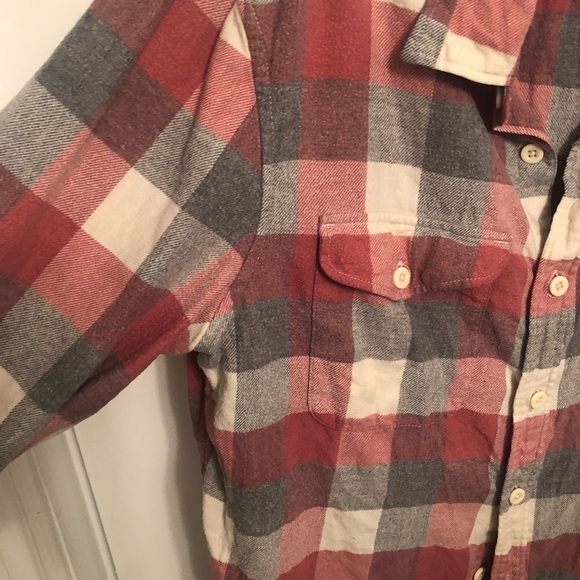 American Eagle Flannel Lumber Jack Plaid Button Up Super Soft Shirt - Picture 10 of 12
